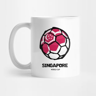 Singapore Football Country Flag Mug